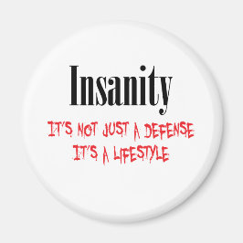 Waanzin Het is niet alleen een verdediging Magneet