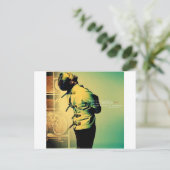 Waanzin in liefde briefkaart (Staand voorkant)