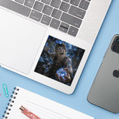 Waanzin / Mijnwerker / Diamantwinning Sticker (Laptop met iPhone)
