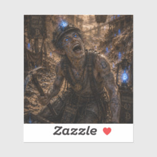 Waanzin / Mijnwerker / Verlaten Ertsmijnen Sticker