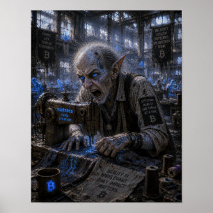 Waanzin / Naaister / Kledingfabriek Poster
