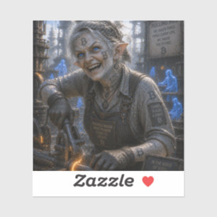 Waanzin / Pijpenmaker / Walsmolen Sticker