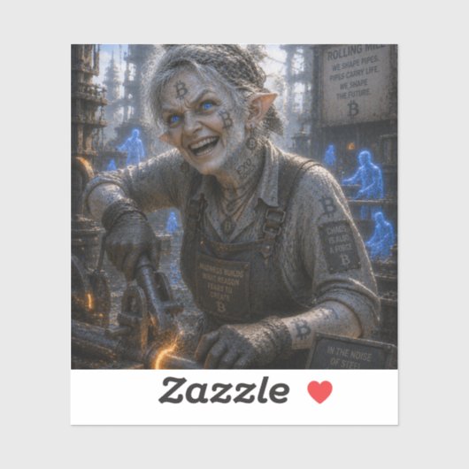 Waanzin / Pijpenmaker / Walsmolen Sticker (Vel)