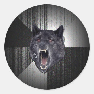 Waanzin Wolf Stickers