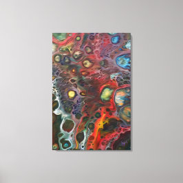 "Waanzin zit in de lucht" Canvas Afdruk