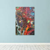 "Waanzin zit in de lucht" Canvas Afdruk (Insitu (Houten vloer))