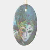 Waanzinnig Abstract gezicht van het festival Keramisch Ornament (Rechts)