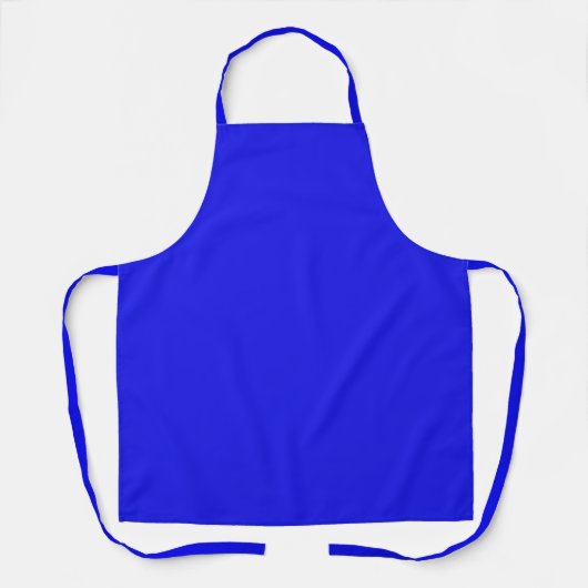Waanzinnig Blauw (Het Blauwtje) AANPASBAAR Schort (Voorkant)