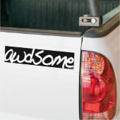 waanzinnig bumpersticker (Op Truck)