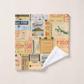 Waanzinnig geweldige ontwerp van oude Cenima ticke Bad Handdoek (Wasdoekje)