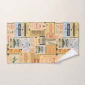 Waanzinnig geweldige ontwerp van oude Cenima ticke Bad Handdoek (Handdoek)