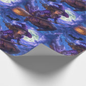 Waanzinnig leuke Halloween heks Cadeaupapier (Hoek)