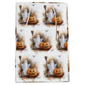 Waanzinnig leuke Halloween heks Medium Cadeauzakje (Voorkant)