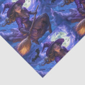 Waanzinnig leuke Halloween heks Tissuepapier (Detail)