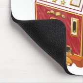 Waanzinnig over sleuven muismat (Hoek)