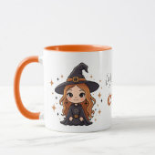 Waanzinnig Schattigee Halloween Witch | Spookachti Mok (Links)