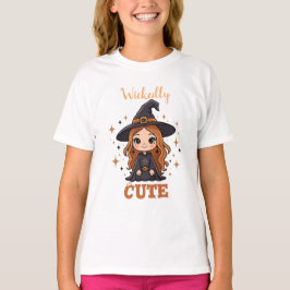 Waanzinnig Schattigee Halloween Witch | Spookachti T-shirt