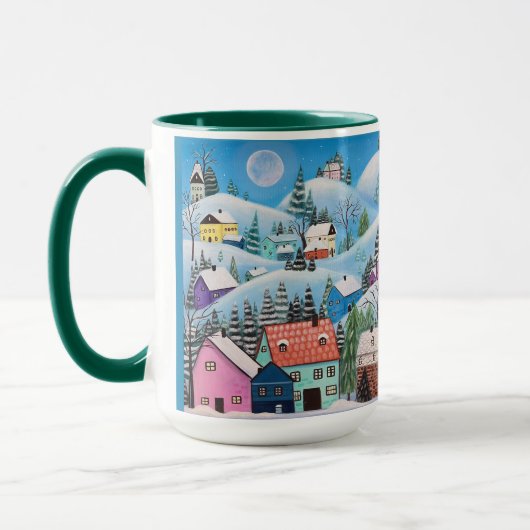 Waanzinnig winterlandschap mok (Links)