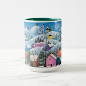 Waanzinnig winterlandschap mok (Midden)