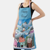 Waanzinnig winterlandschap schort (Insitu)