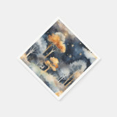 Waanzinnig winterlandschap servet (Hoek)