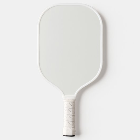 Waanzinnig wit (de witste wit) CUSTOM Pickleball Paddle (Achterkant)