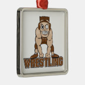 waanzinnig worstelontwerp metalen ornament (Rechts)