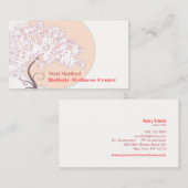 Waanzinnige Boom van het Leven en Natuurlijke Gezo Visitekaartje (Voorkant / Achterkant)