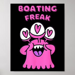 Waanzinnige botenvarende zeilenthousiasteling avon poster