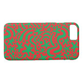 Waanzinnige kerstblob en vierkant Case-Mate iPhone case (Achterkant (Horizontaal))