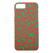 Waanzinnige kerstblob en vierkant Case-Mate iPhone case (Achterkant)