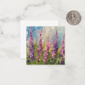 Waanzinnige Lavendelvelden Notitiekaartje (Voorkant / Achterkant in situ)