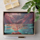 Waanzinnige Onderwater Hippo Decoupage Tissuepapier (Geschenk)