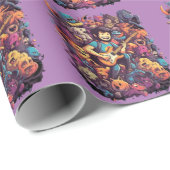 Waanzinnige Punk rellen Cadeaupapier (Rol Hoek)