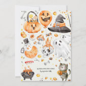 Waanzinnige Waterverf 'Spooktacular' Halloween Kaart (Achterkant)