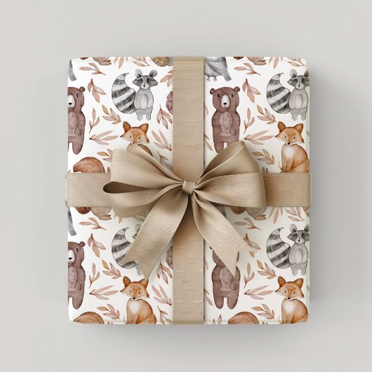 Waanzinnige Waterverf Woodland Animals Tissuepapier