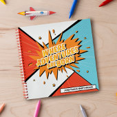 Waar avonturen gemaakt zijn stripverhalen notitieboek