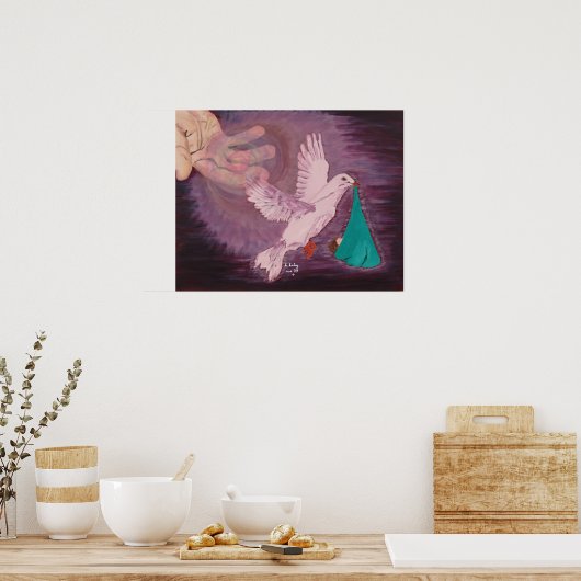 Waar baby's uit poster komen (Keuken)