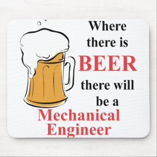 Waar Beer is - Mechanische ingenieur Muismat