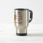 Waar Beer - Meteoroloog Reisbeker (Voorkant rechts)