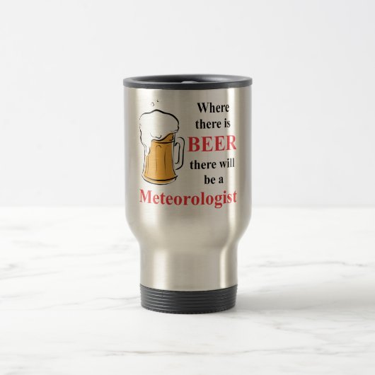 Waar Beer - Meteoroloog Reisbeker (Center)