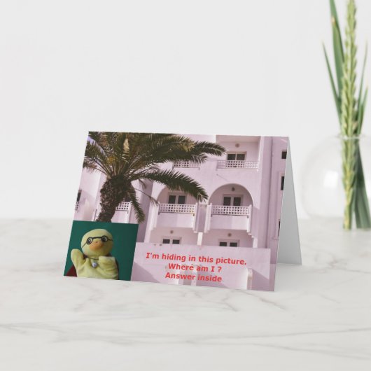 Waar ben ik? #1 kaart (Voorkant)