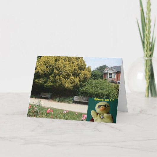 Waar ben ik?  #4a Kaart (Voorkant)