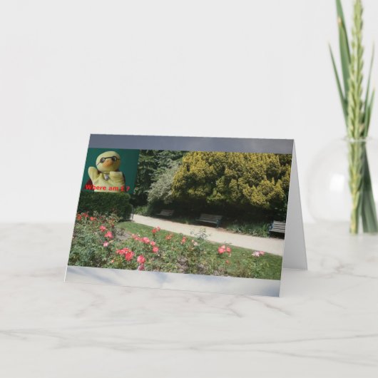 Waar ben ik? #4b Kaart (Voorkant)