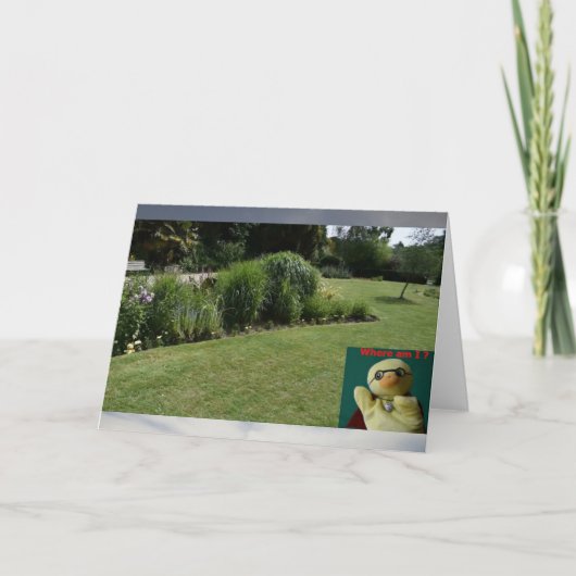 Waar ben ik?  #5a Kaart (Voorkant)