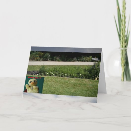 Waar ben ik? #5b Kaart (Voorkant)