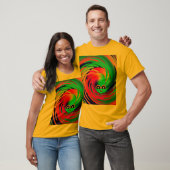 Waar ben ik? Heren Goud T-shirt (Unisex)