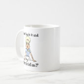waar ben ik ? koffiemok (Voorkant links)