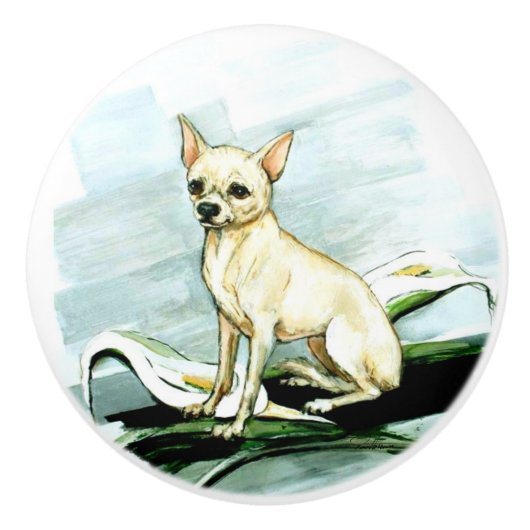 Waar ben je?? keramische knop (Voorkant)