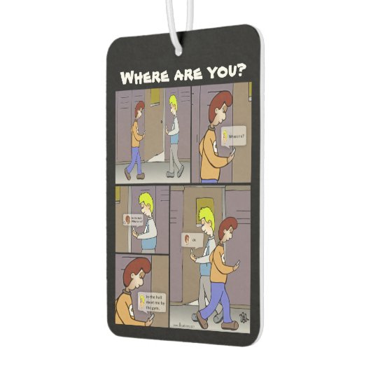 Waar ben je? Luchtverfrisser (Links)